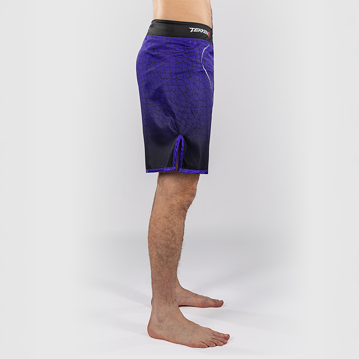 Venum x TEKKEN 8 Fightshorts Kazuya Svart Lila
