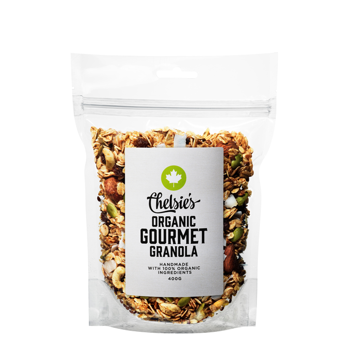 Chelsie s Organic Gourmet Prod Gourmet Granola 400 g