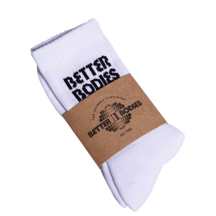 Better Bodies BB Crew Socks 1-pack White