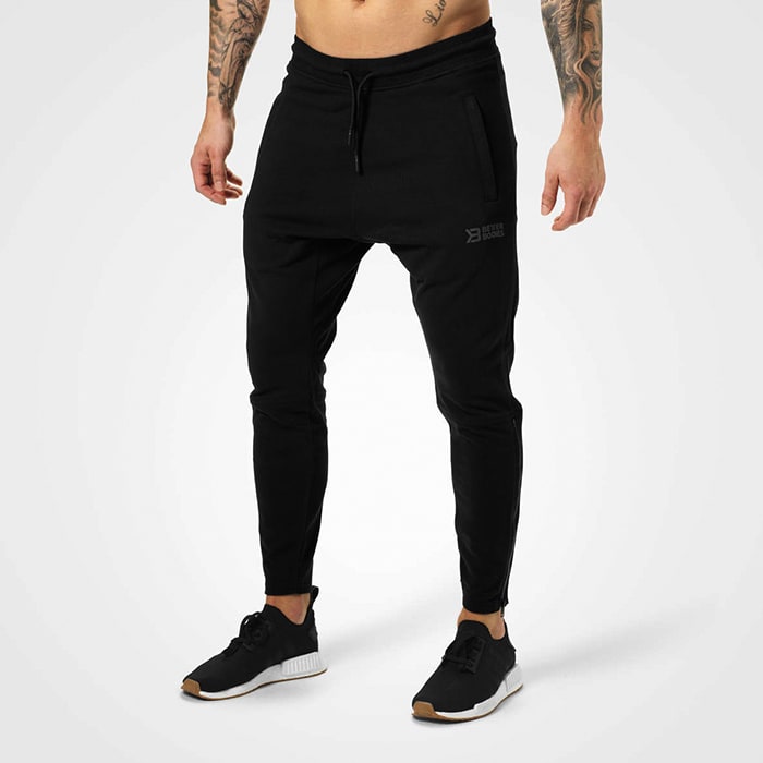 Harlem Zip Pants, Black