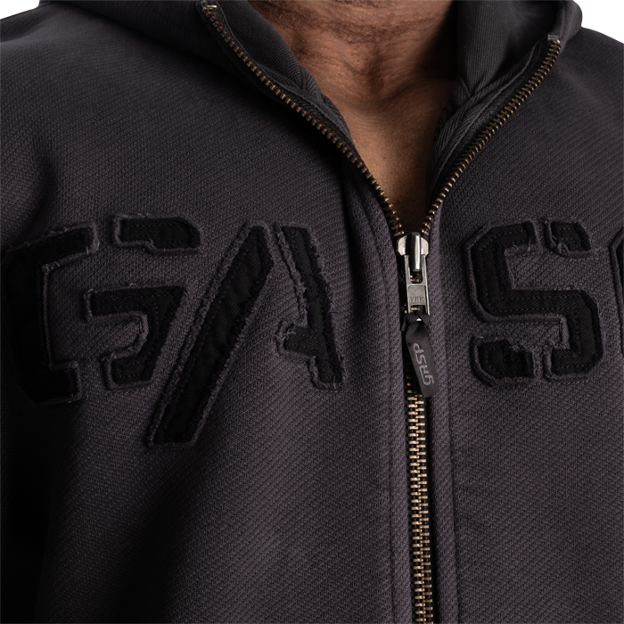 Heavy Hoodie Svart Tv&auml;ttad