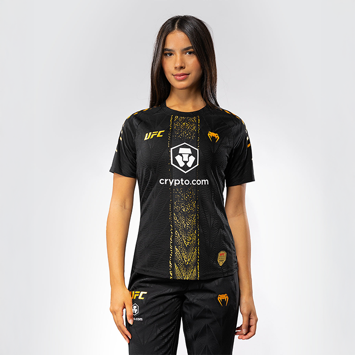 UFC Zenith by Venum Fight Night Tr&ouml;ja Jersey Svart Guld
