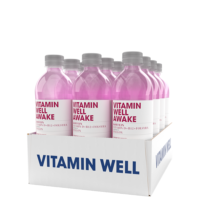 12 x Vitamin Well 500ml Awake