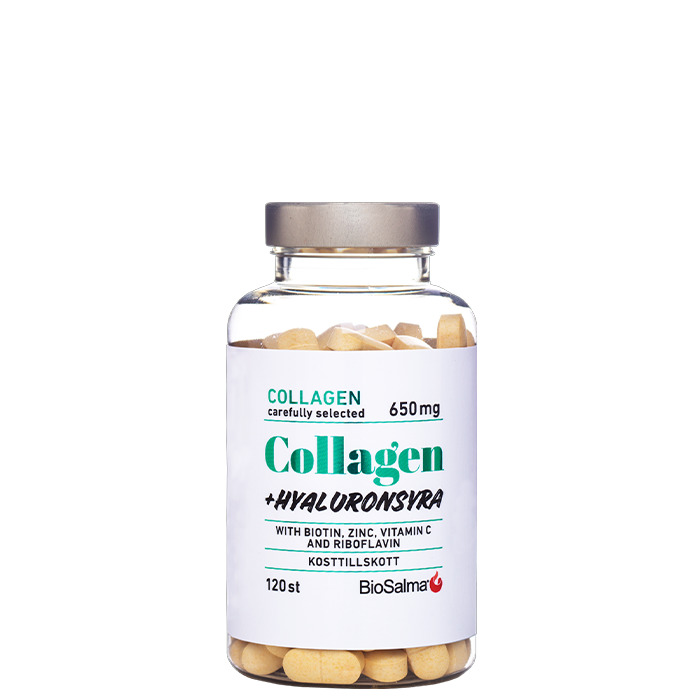 BioSalma Collagen Hyaluronsyra 120 tabletter