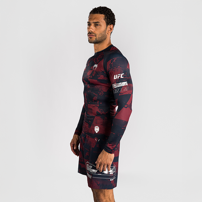 UFC Zenith by Venum Fight Week Rashguard L&aring;ng &auml;rm Bl&aring; R&ouml;d Gr&aring;