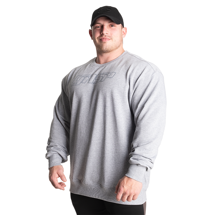 GASP Division Crewneck Grey Melange