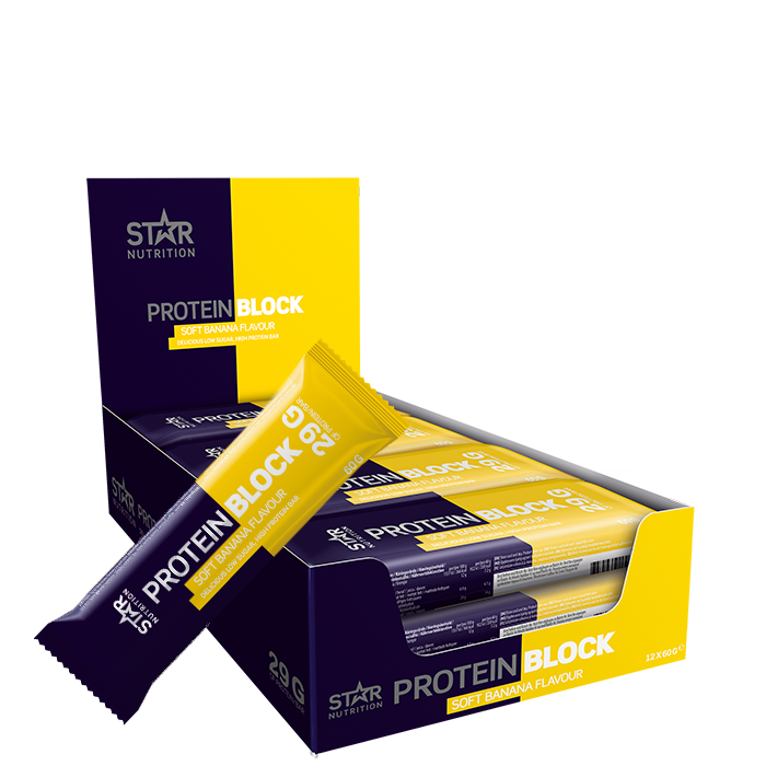 Star Nutrition 12 x Protein Block 60 g Soft Banana