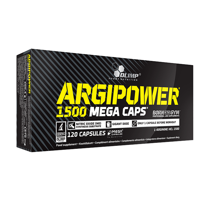 ArgiPower 1500 Mega Caps L-arginin Kapslar 120 st