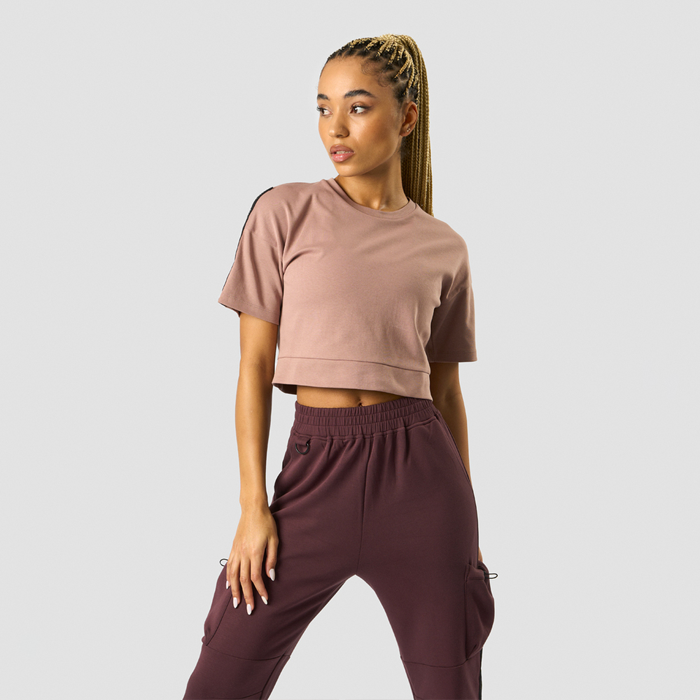 Stance Cropped T-shirt, Light Mauve