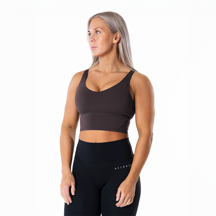 Core V-ringat Linne Brun