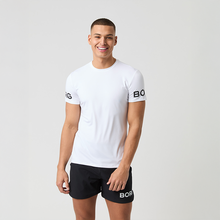 Borg T-shirt Vit