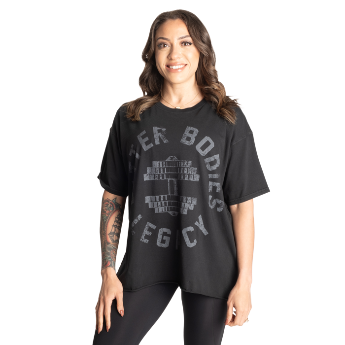 Legacy Oversized T‑Shirt Tvättad Svart