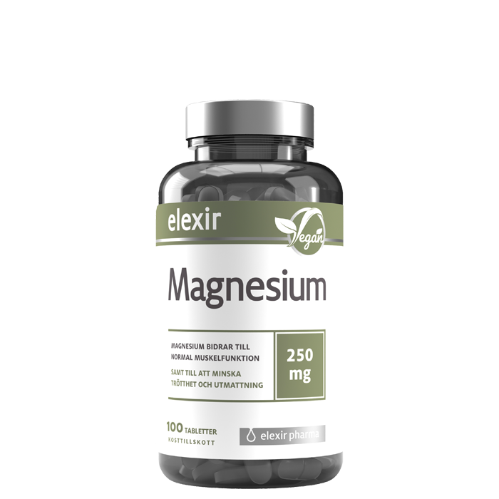 Magnesium 250mg 100 tabletter