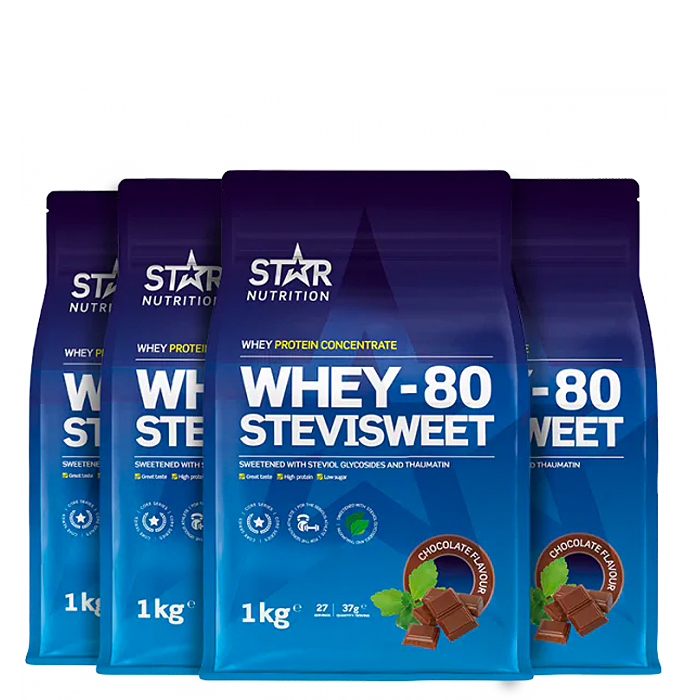 Mix&Match Whey-80 SteviSweet Vassleprotein 4 kg