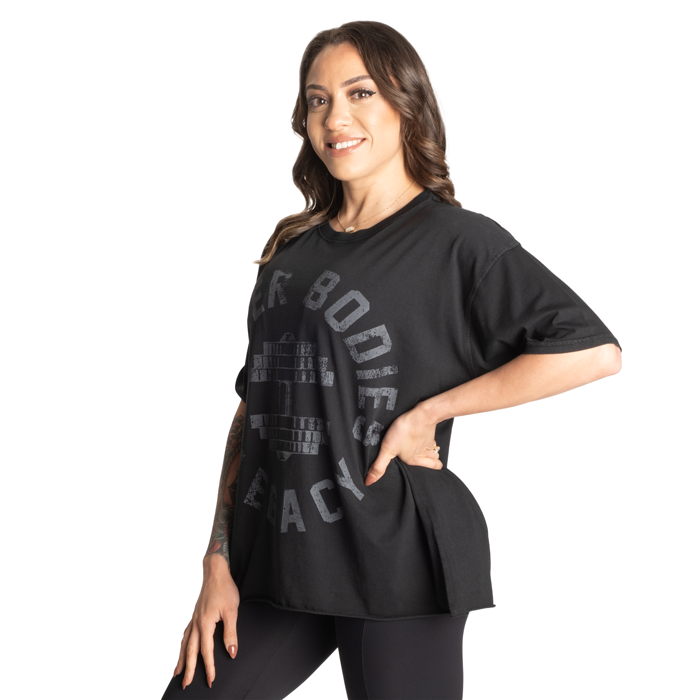 Legacy Oversized T‑Shirt Tv&auml;ttad Svart