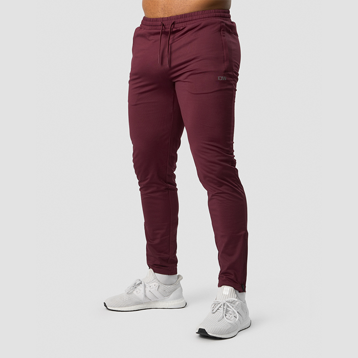 Läs mer om Ultimate Training Zip Pants, Burgundy