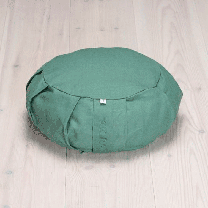 Meditation Cushion Round Moss Green