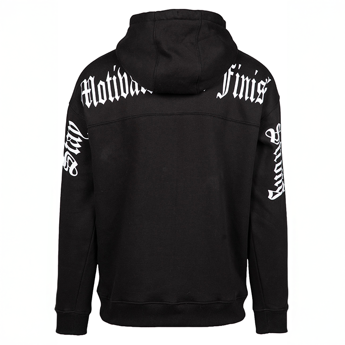 Utah Zipped Hoodie Svart