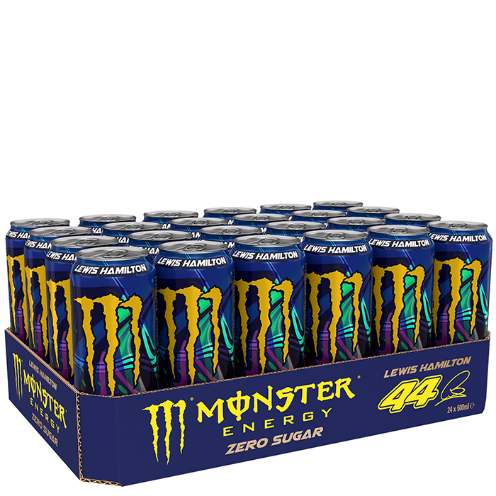 Flak Monster Energy Lewis Hamilton Zero Sugar 50 cl