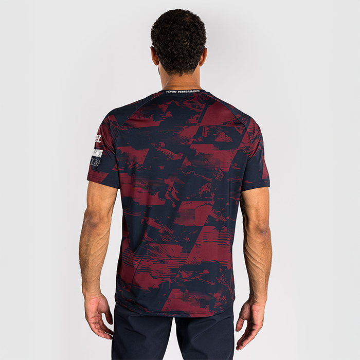 UFC Zenith by Venum Fight Week Dry Tech T shirt Bl&aring; R&ouml;d Gr&aring;