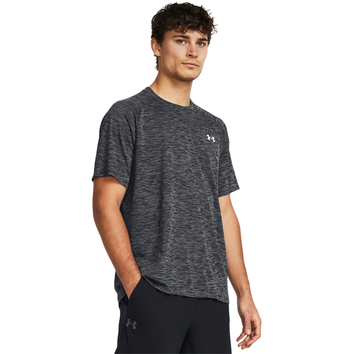 Tech Textured T-shirt Svart