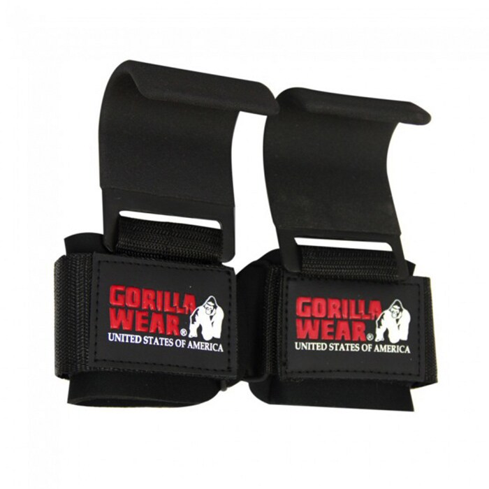 Weight Lifting Hooks Svart