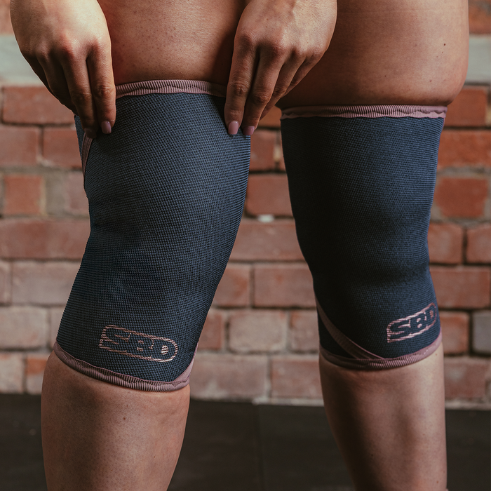 Powerlifting Knee Sleeves Kn&auml;skydd 7 mm