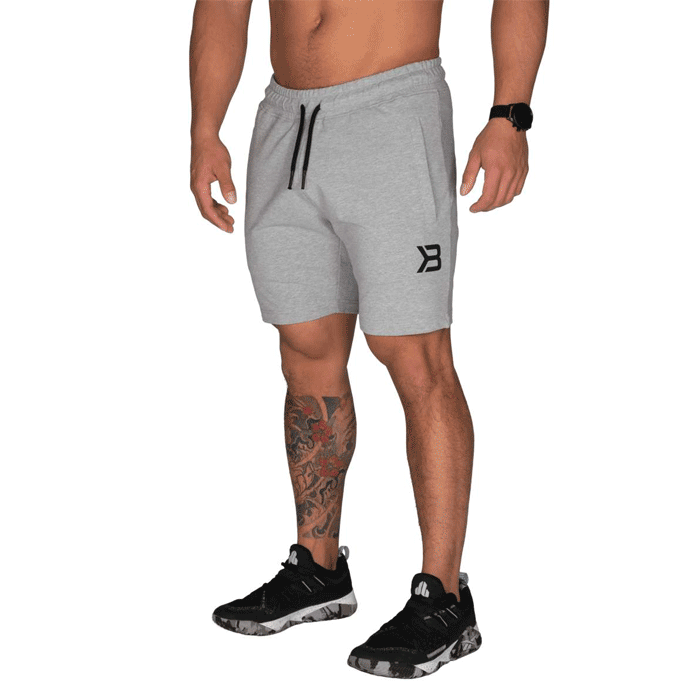 Better Bodies Tapered Sweatshorts Light Grey Melange