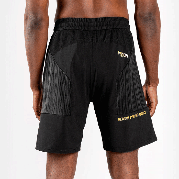 Läs mer om Venum G-Fit Training Shorts, Black/Gold