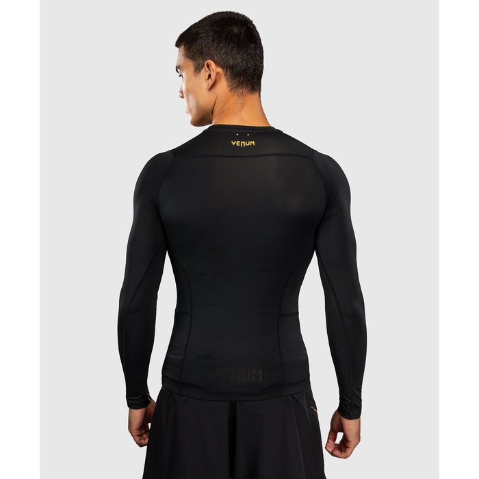 Venum G-Core Long Sleeve Rashguard Black/Gold