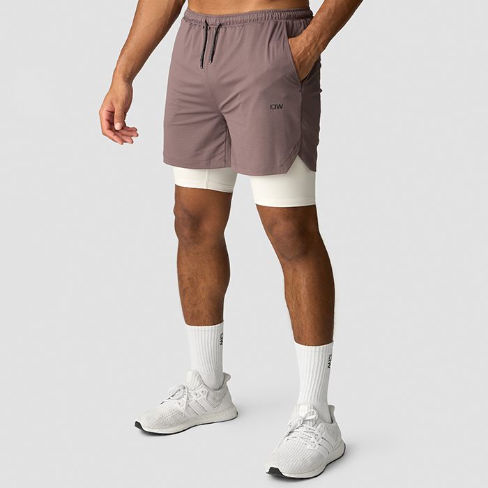 ICANIWILL Stride 2-in-1 Shorts Midnight Purple
