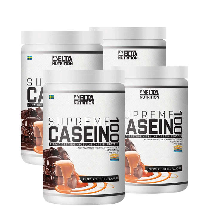 Delta Nutrition 4 x Supreme Casein 100 900 g