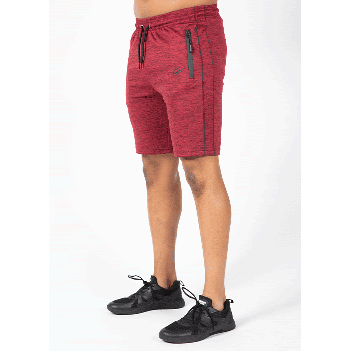 Gorilla Wear Wenden Track Shorts Burgundy red