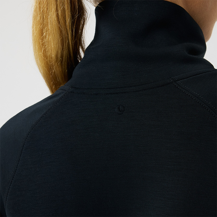 Studio Soft Half‑Zip Sweatshirt Svart