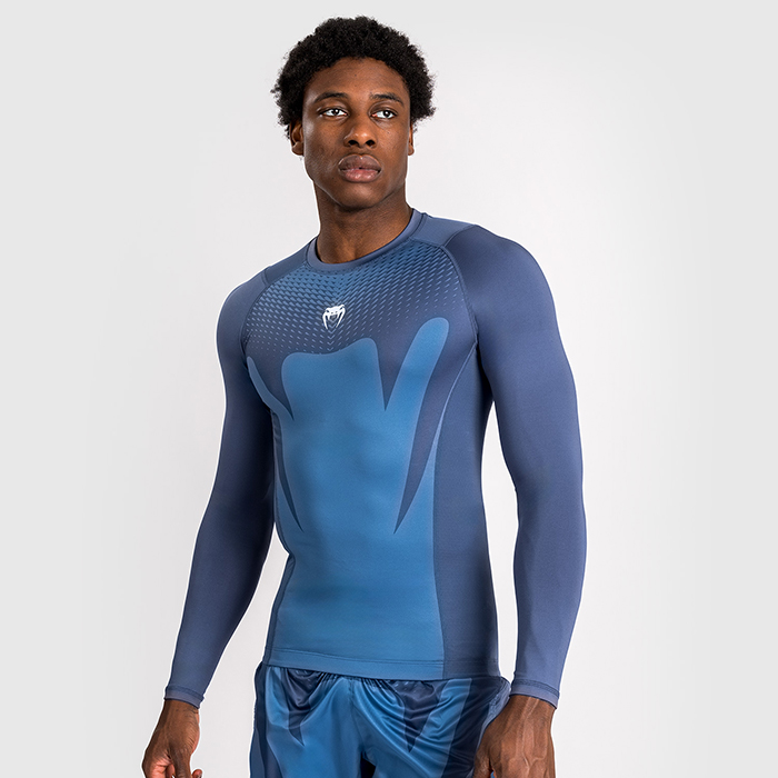 Attack Långärmad Rashguard Blå 14351