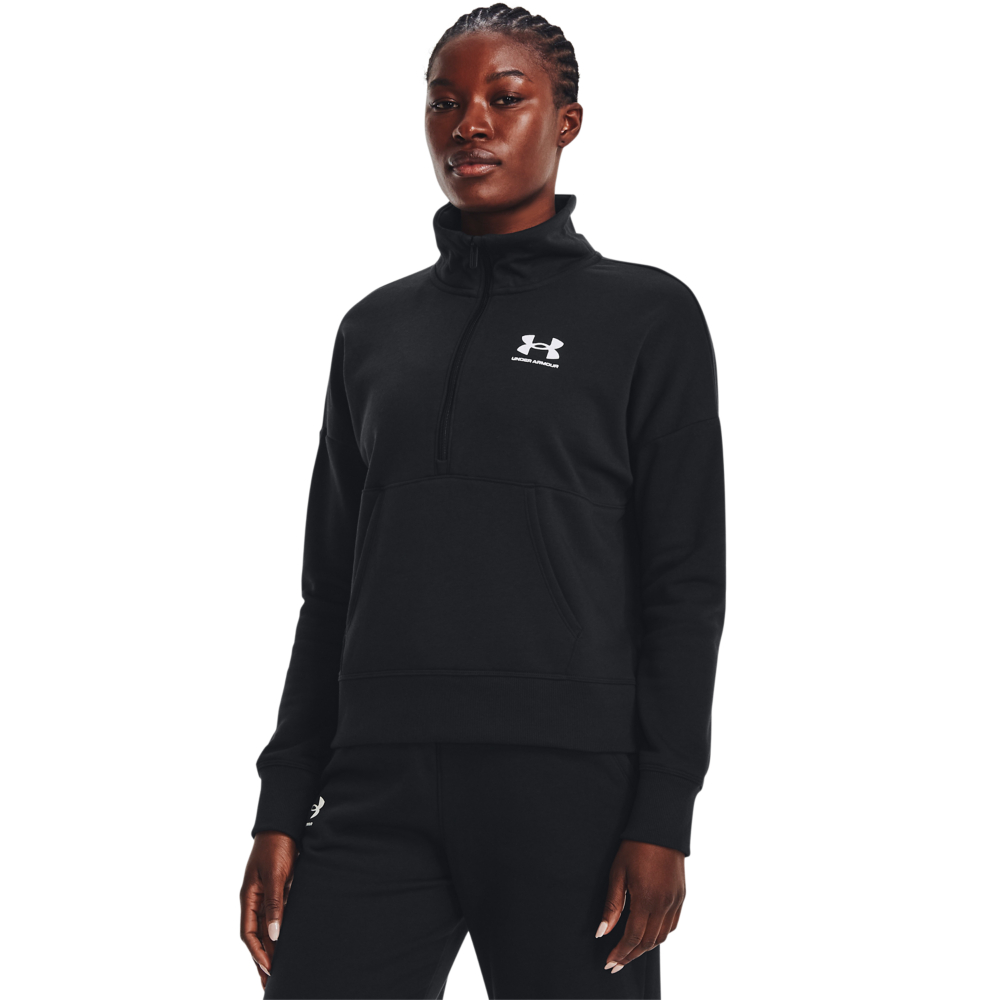 Läs mer om Rival Fleece Half Zip, Black