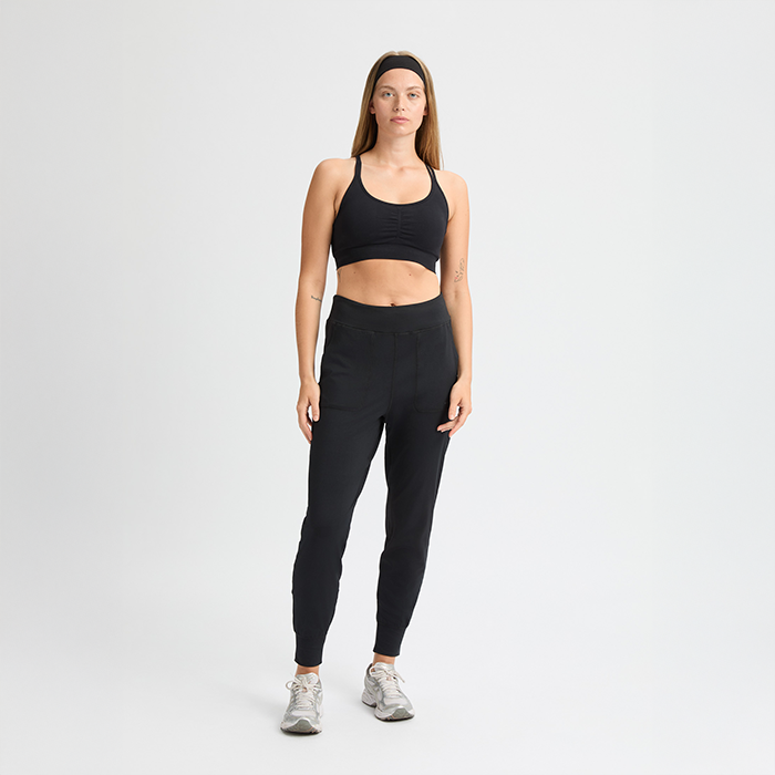 Soft Jersey Pants, Black