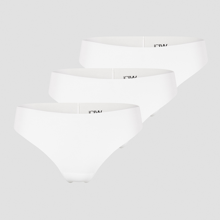 ICANIWILL Soft Thong 3-pack White