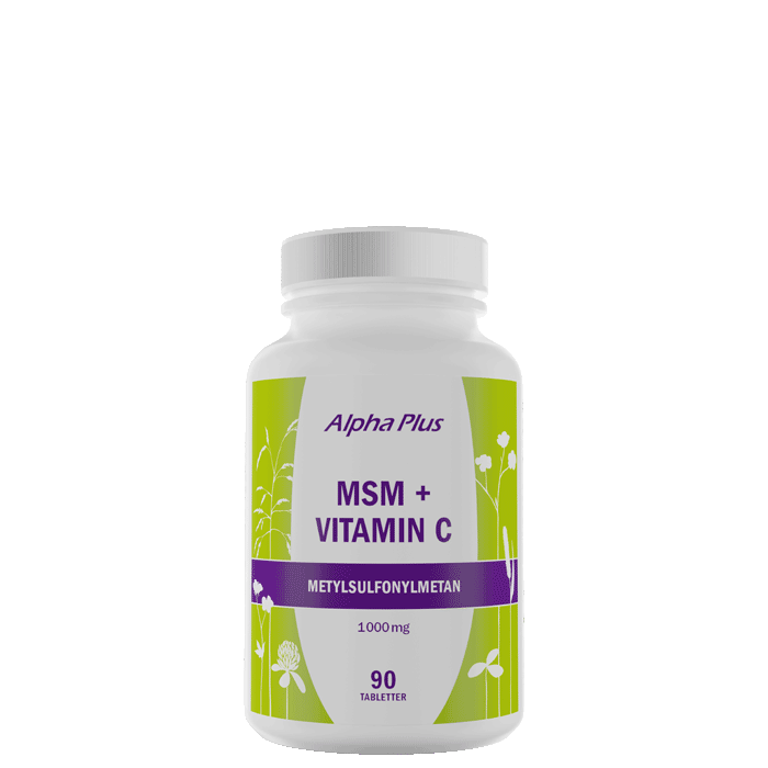 MSM + Vitamin C 90 tabletter
