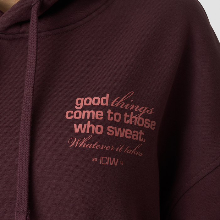 Everyday Relaxed Hoodie Brun