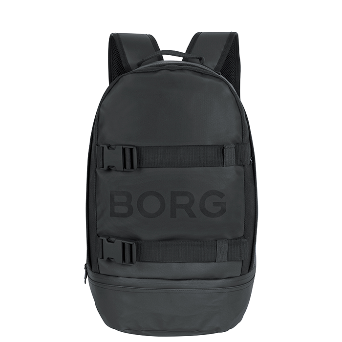 Borg Duffle Backpack,Black Beauty