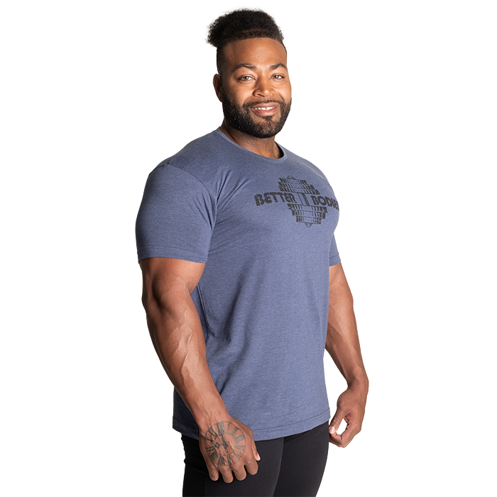 Recruit Tee, Sky Blue Melange