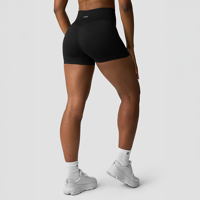 Define Seamless V-formade shorts Svart