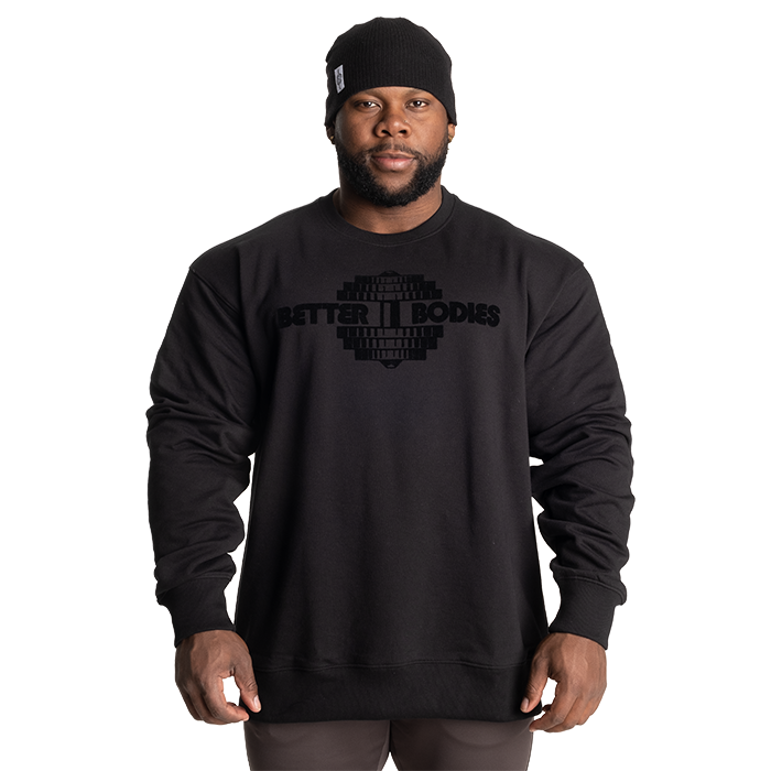 Better Bodies Union Crewneck Black