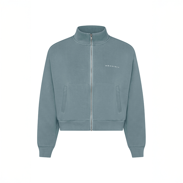 Scuba Hoodie med Dragkedja Blå