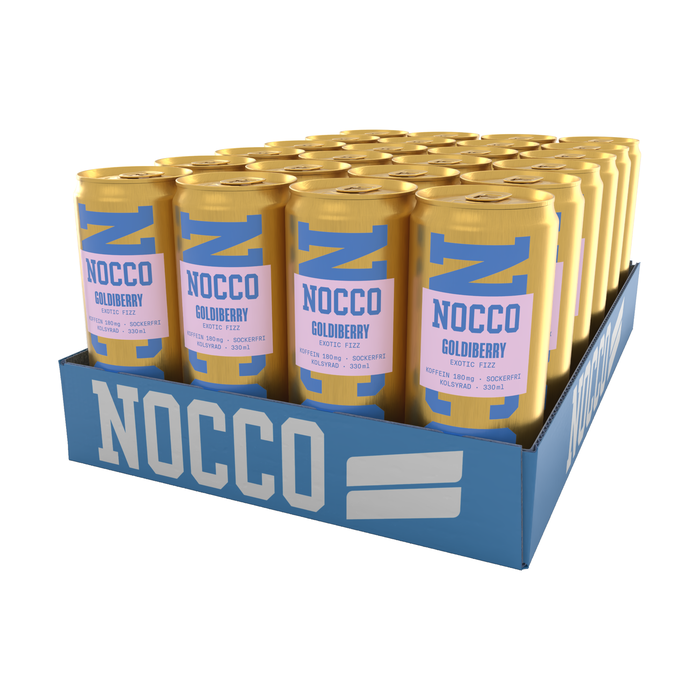 24 x NOCCO BCAA, 330 ml 2 kr pant
