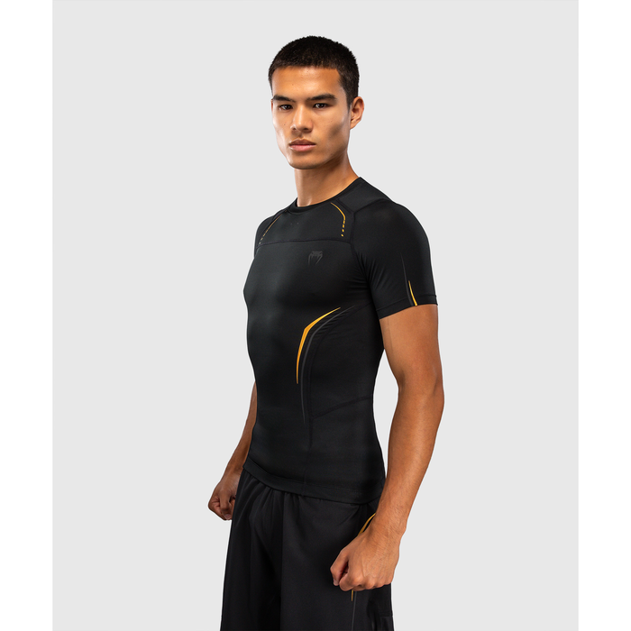 Venum G-Core Short Sleeve Rashguard Black/Gold