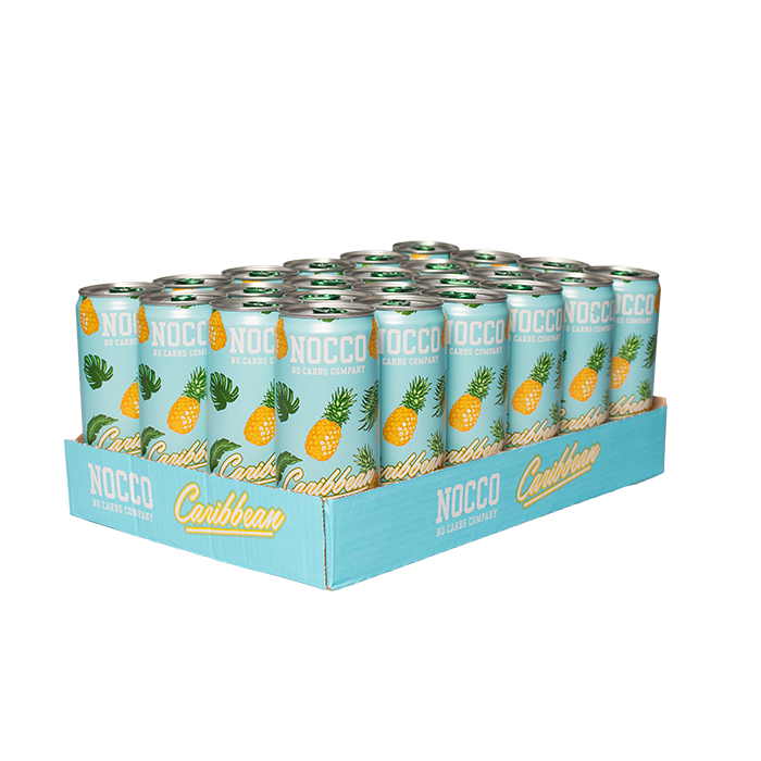 24 x NOCCO BCAA, 330 ml, Caribbean