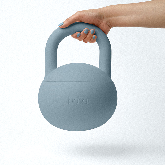 Kettlebell 10lb 4,5 kg Bl&aring;