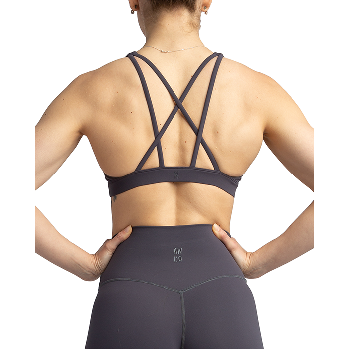 Core Sports Bra 2.0, Smoke Grey